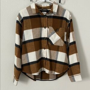 Kenzie Jeans Shacket Flannel